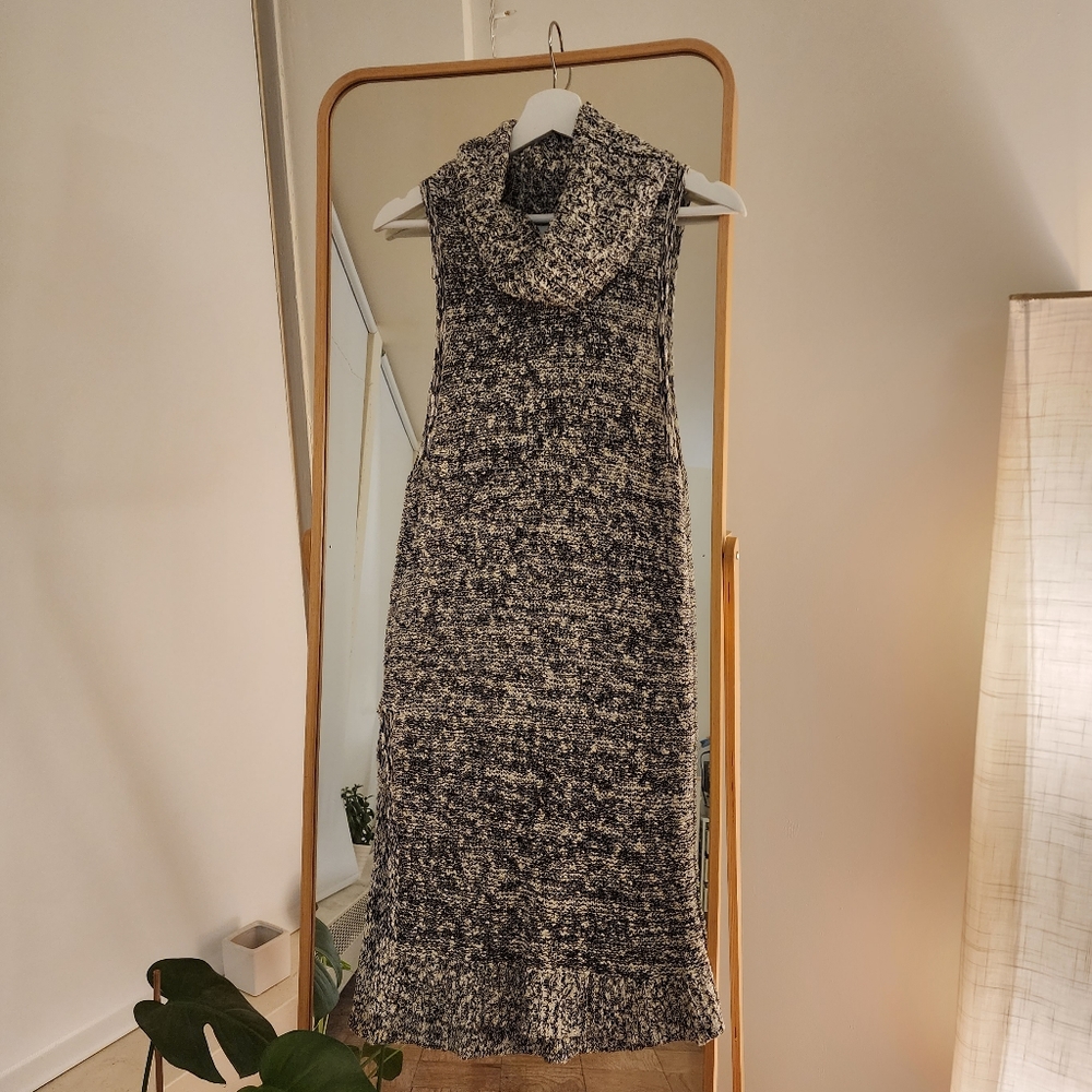BP Nordstrom Knit Turtleneck Dress with Slit